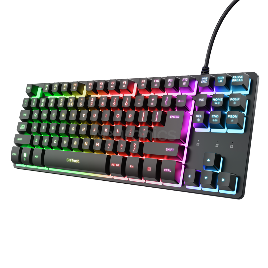Trust GXT 833 Thado TK, SWE, black - Keyboard