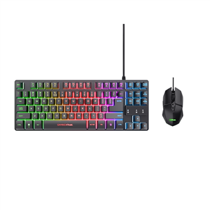 Trust GXT 798 2-in1 Gaming Set, US, black - Desktop 25586