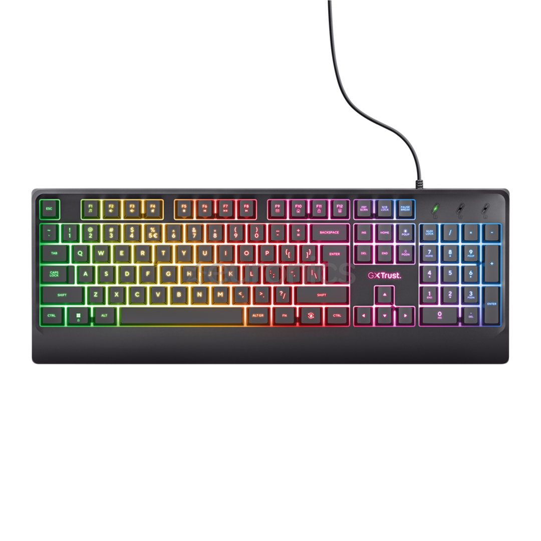 Trust GXT 792 Quadrox 4-in-1 Gaming Bundle, US, black - Desktop