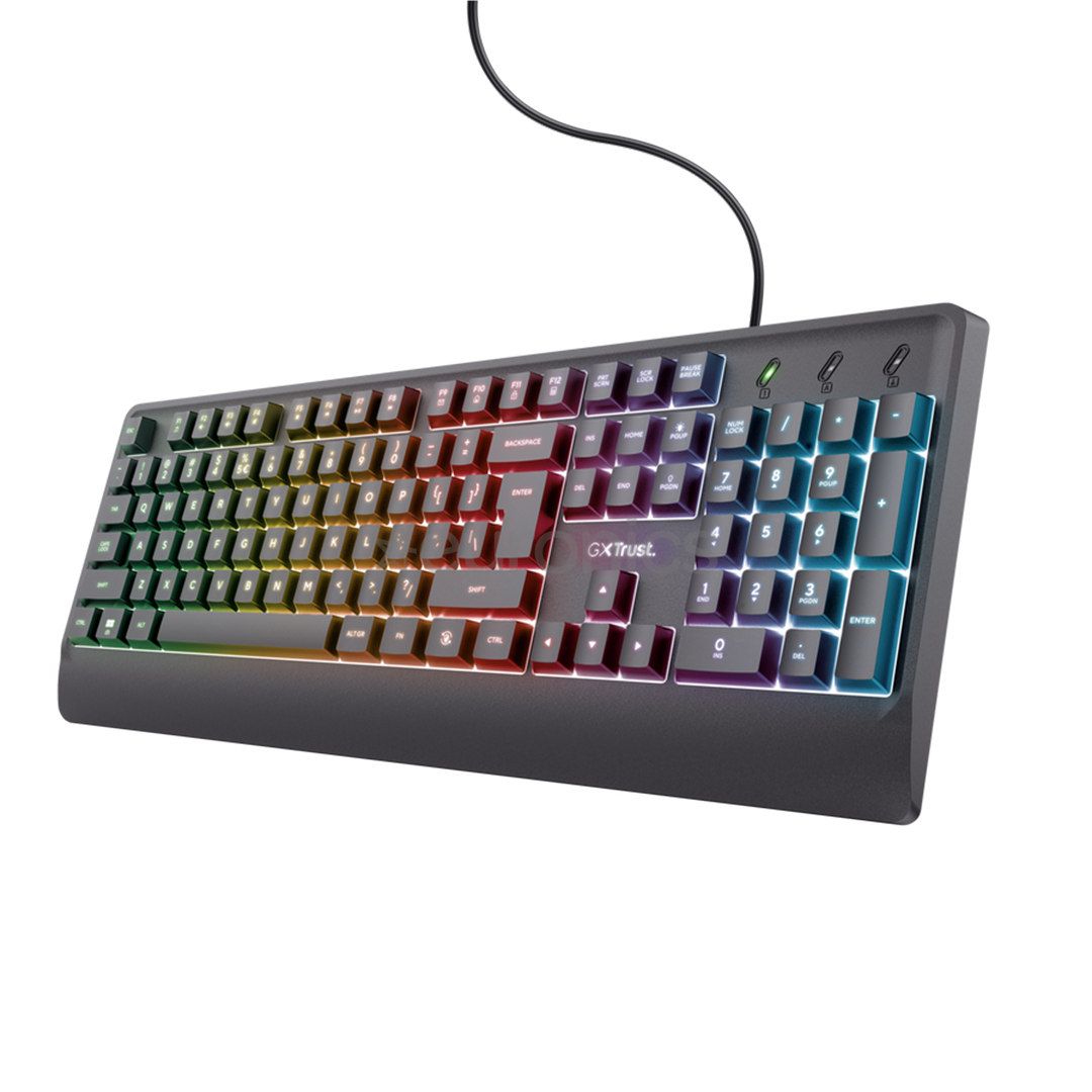 Trust GXT 792 Quadrox 4-in-1 Gaming Bundle, US, black - Desktop