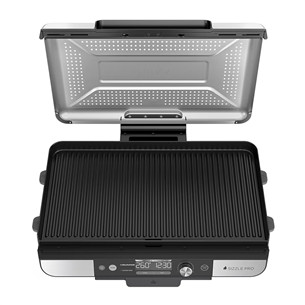Ninja Sizzle Pro XL Grill & Flat Plate, серебристый/черный - Электрический гриль