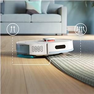 Philips 2000 Series, сухая и влажная уборка, белый - Робот-пылесос