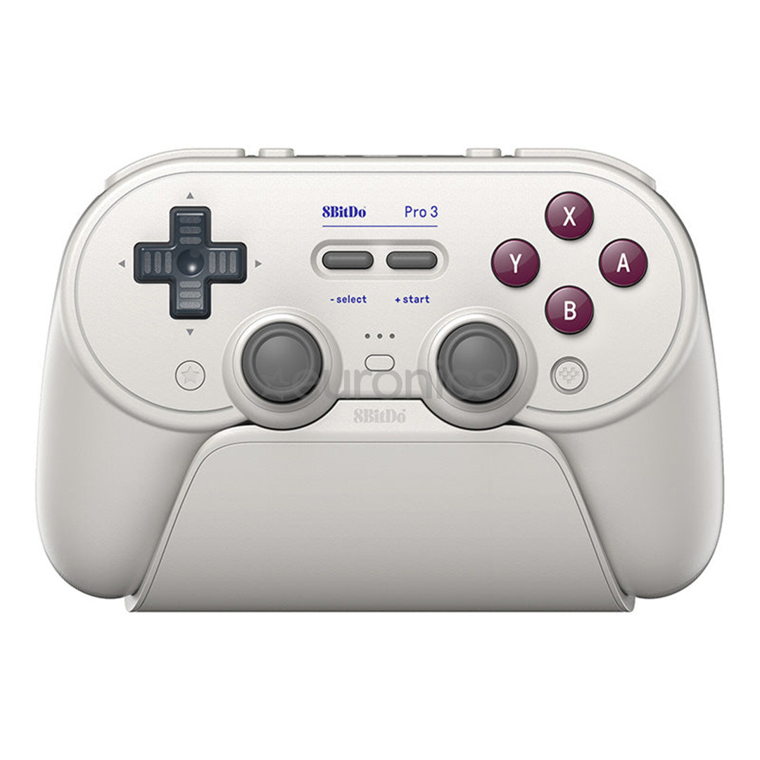 8BitDo Pro 3, balta - Bezvadu kontrolieris