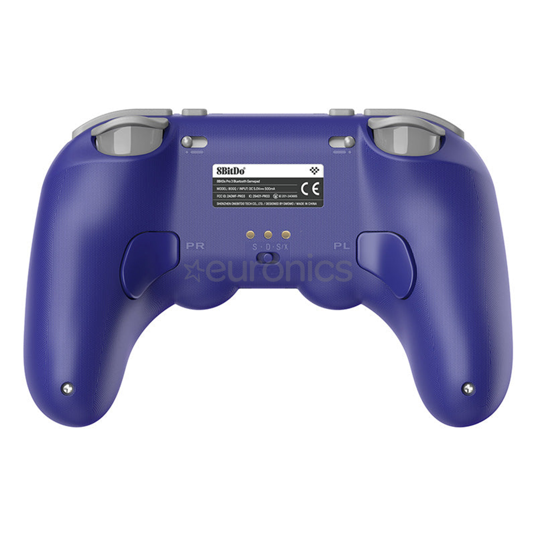 8BitDo Pro 3, zila - Bezvadu kontrolieris