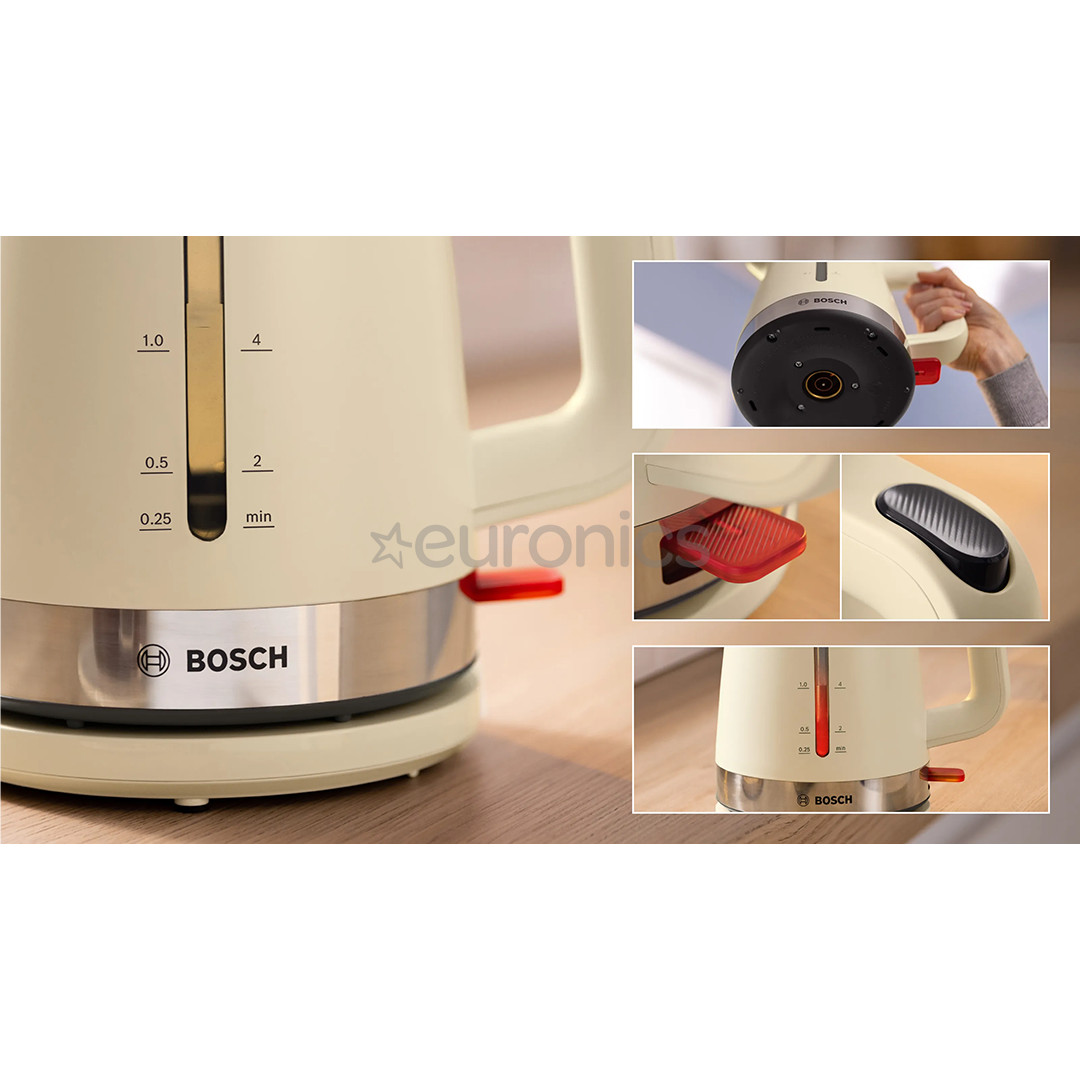 Bosch MyMoment, 2400 W, 1.7 L, beige - Kettle