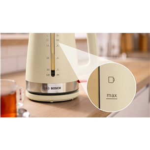 Bosch MyMoment, 2400 W, 1.7 L, beige - Kettle