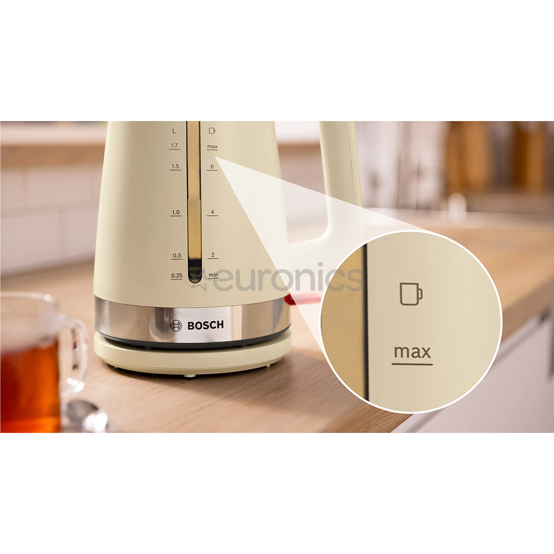 Bosch MyMoment, 2400 W, 1.7 L, beige - Kettle