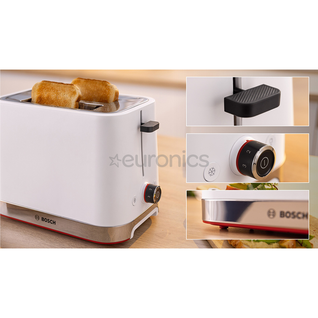 Bosch MyMoment, 950 Вт, белый - Тостер