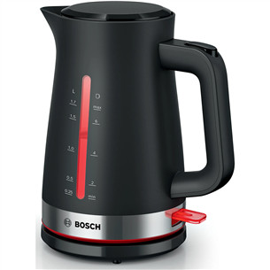 Bosch MyMoment, 2400 W, 1.7 L, melna - Tējkanna TWK4M223