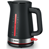 Bosch MyMoment, 2400 W, 1.7 L, melna - Tējkanna