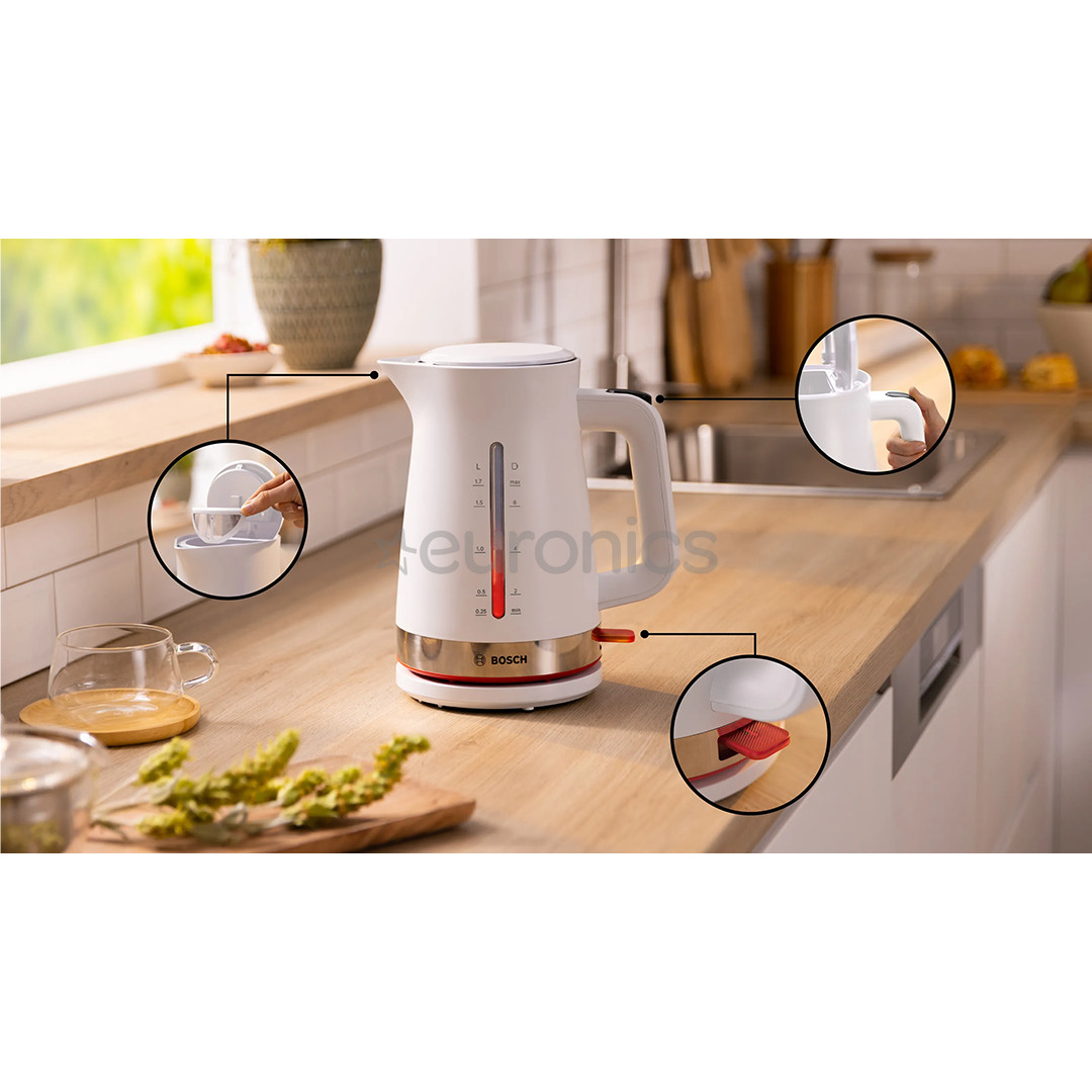 Bosch MyMoment, 2400 W, 1.7 L, white - Kettle
