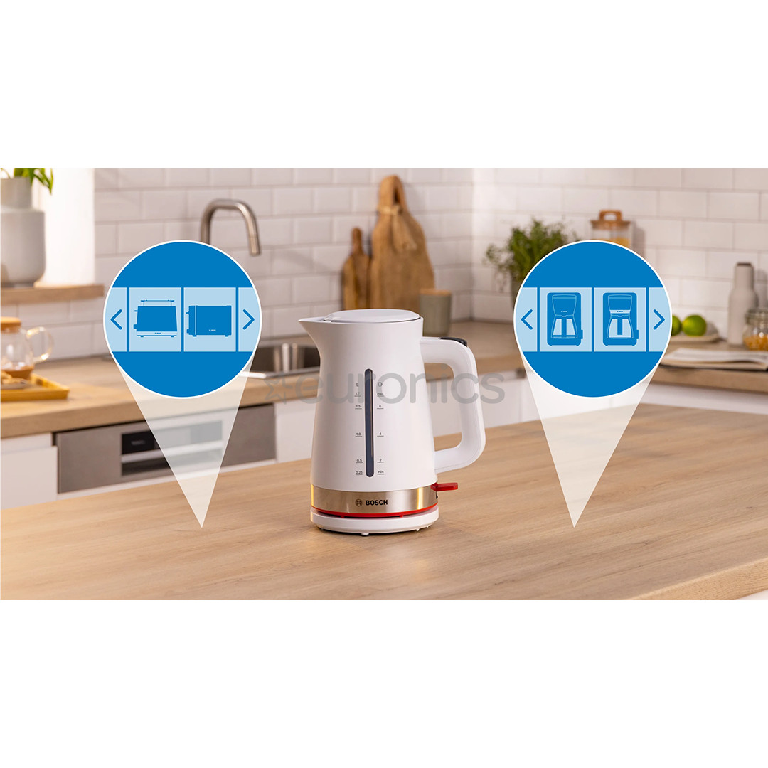 Bosch MyMoment, 2400 W, 1.7 L, white - Kettle