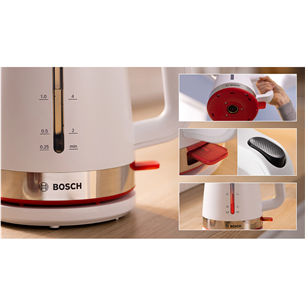 Bosch MyMoment, 2400 W, 1.7 L, white - Kettle