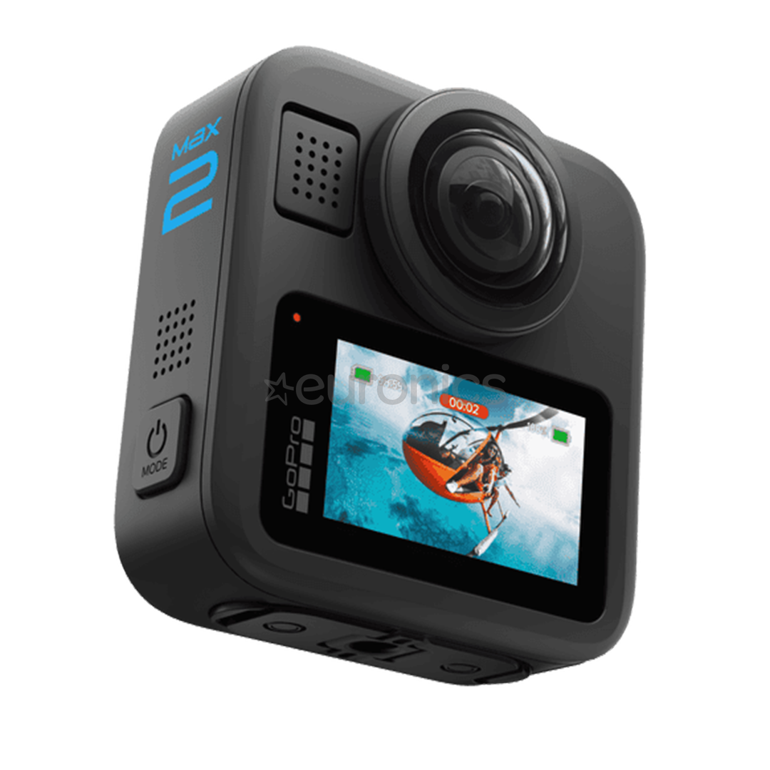 GoPro Max 2, 8K, melna - Video kamera