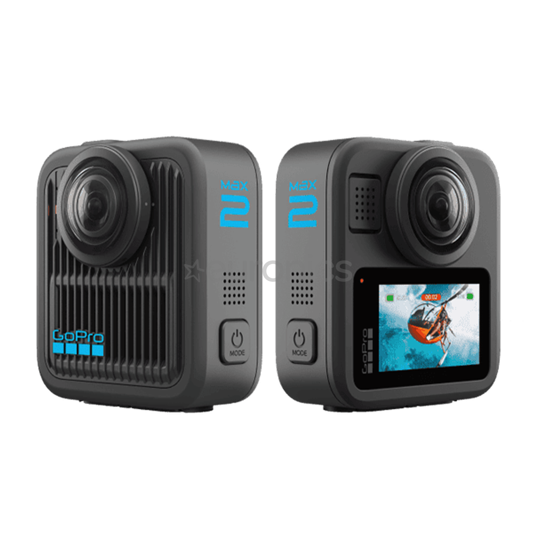 GoPro Max 2, 8K, melna - Video kamera