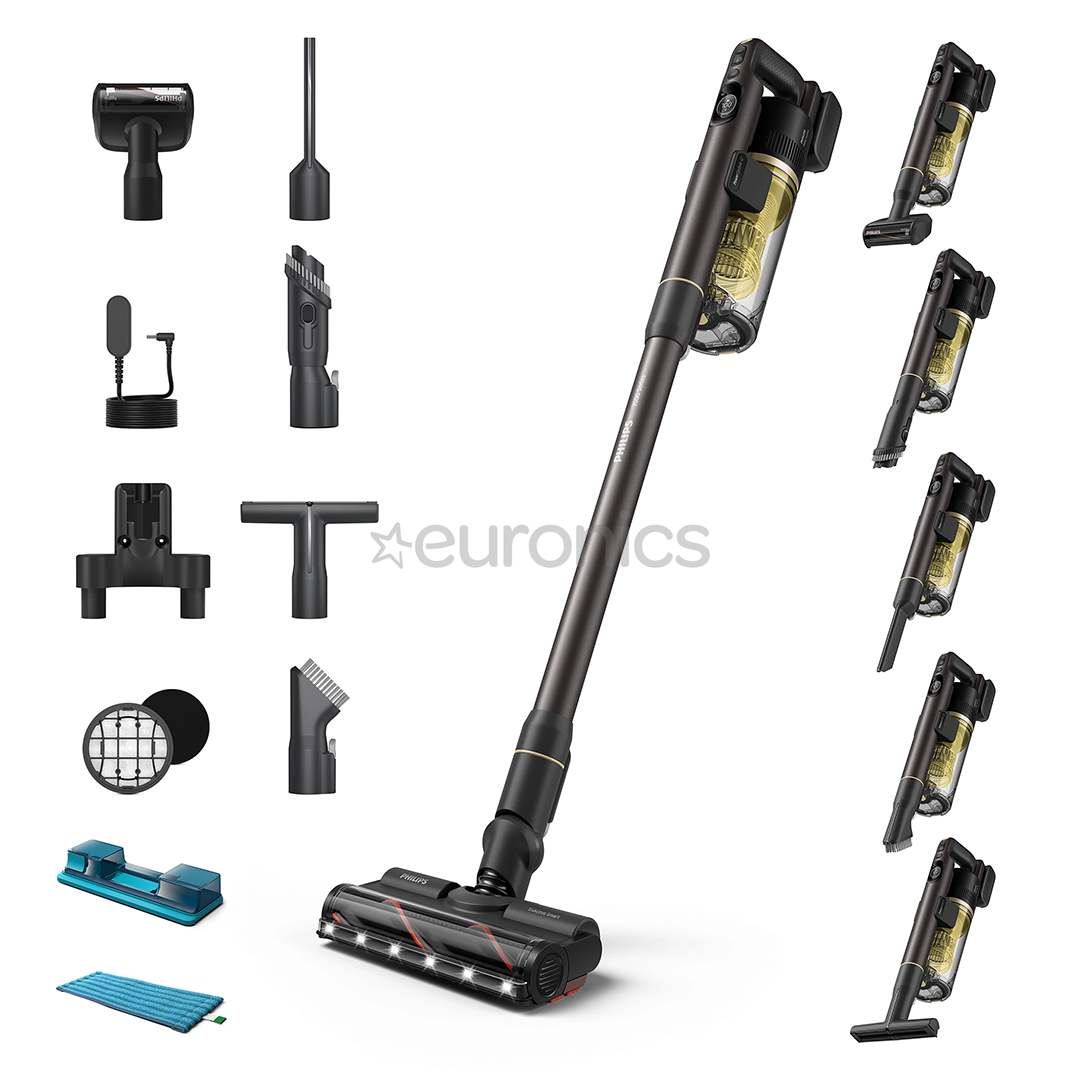 Philips 7000 Series Complete, black/yellow - Cordless vacuum cleaner