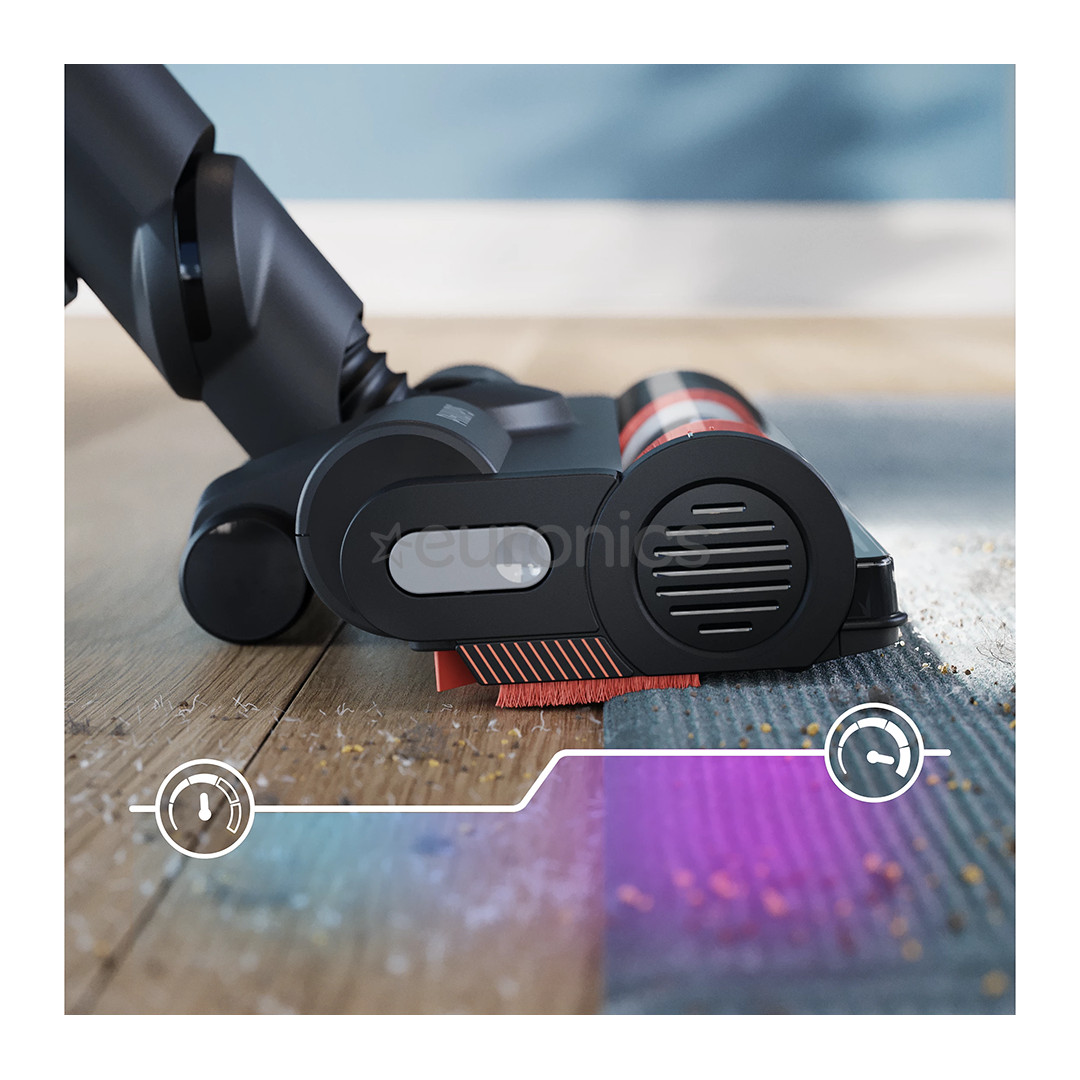 Philips 7000 Series Complete, melna/dzeltena - Bezvadu putekļu sūcējs