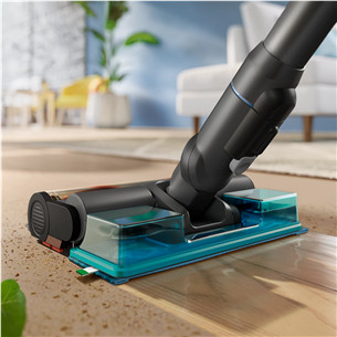 Philips 7000 Series Complete, melna/dzeltena - Bezvadu putekļu sūcējs