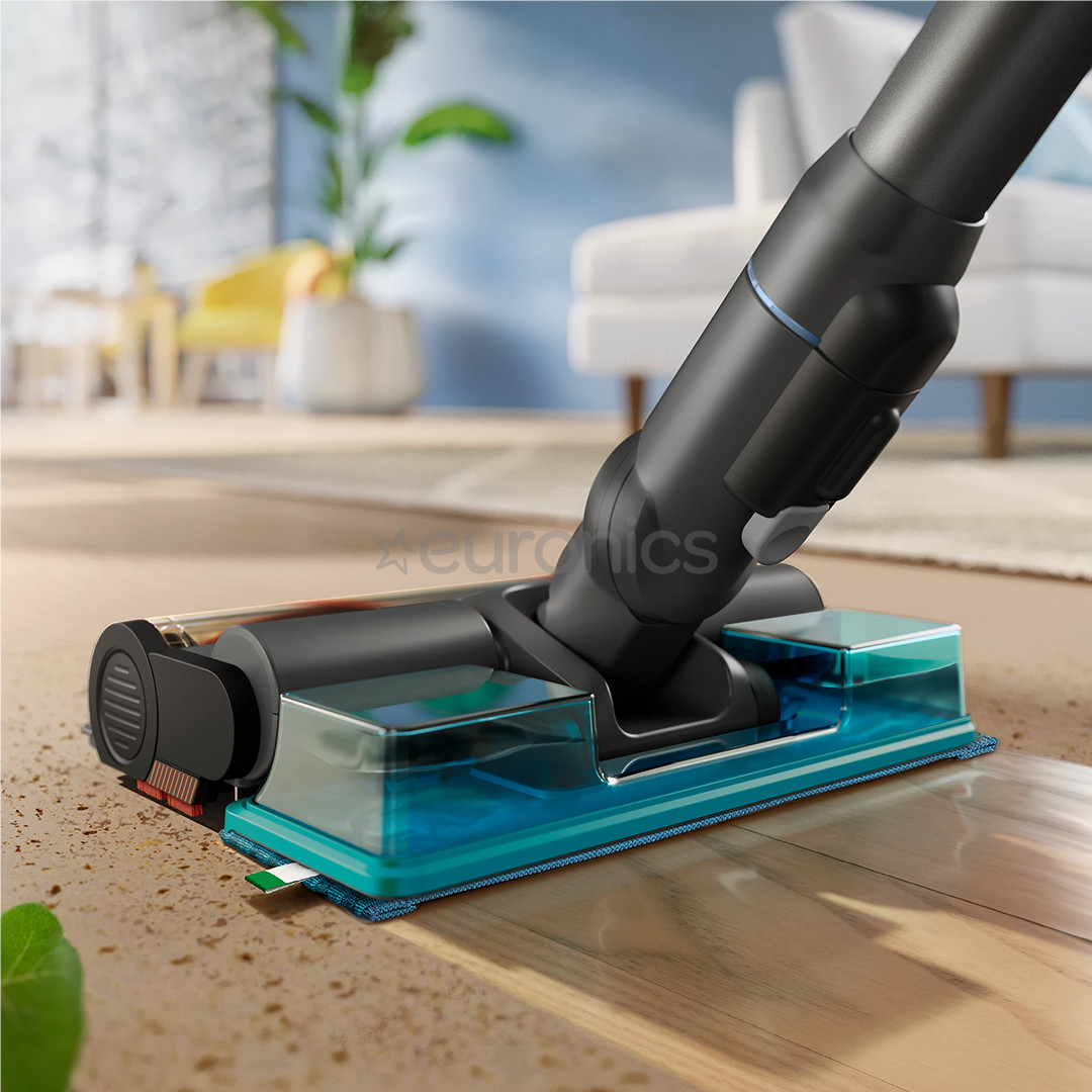 Philips 7000 Series Complete, melna/dzeltena - Bezvadu putekļu sūcējs