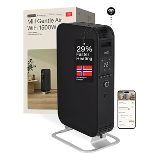 Mill Gentle Air WiFi, 1500 W, black - Oil heater