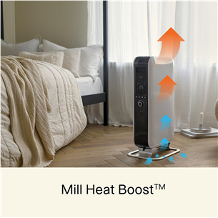 Mill Gentle Air WiFi, 2000 W, balta - Eļļas radiators