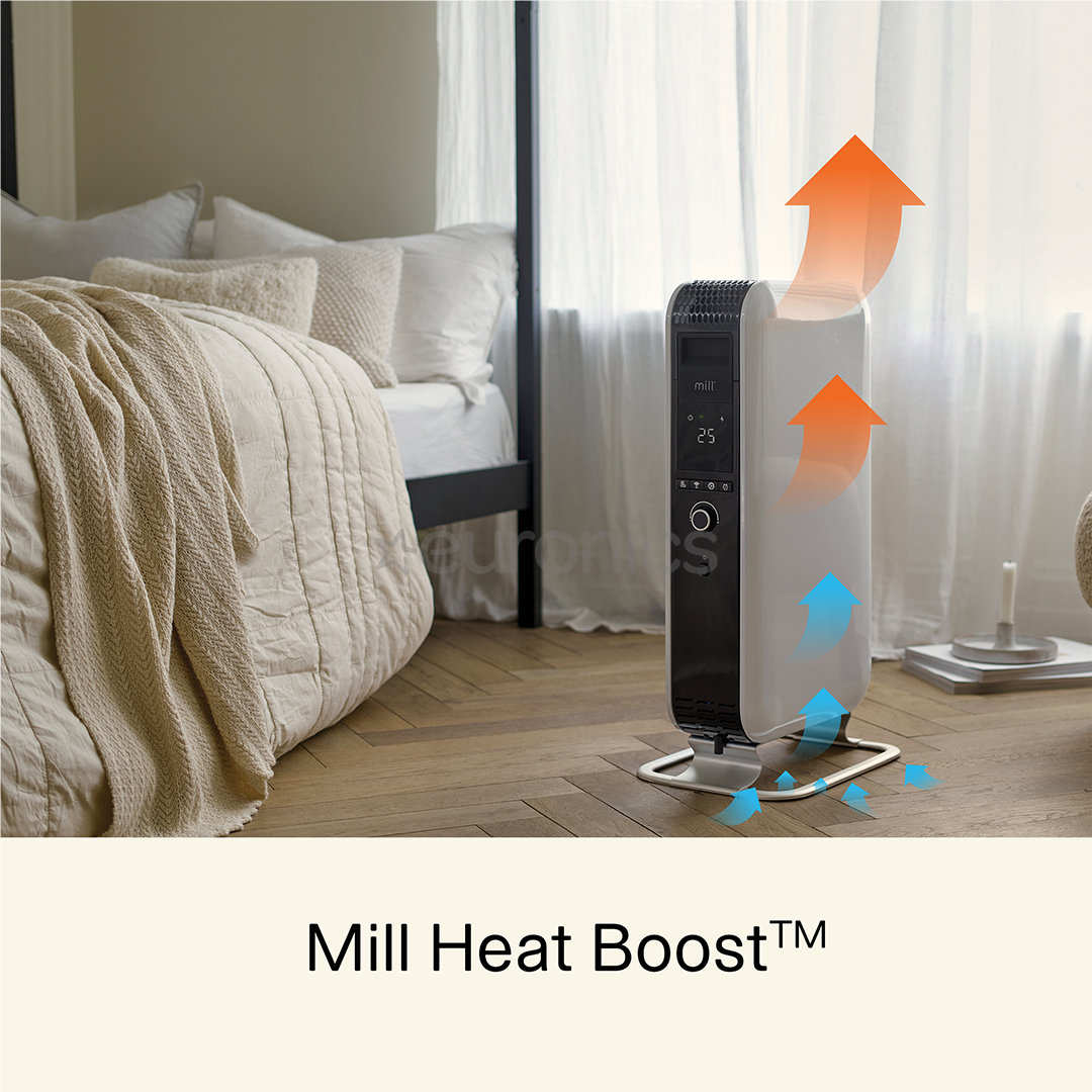 Mill Gentle Air WiFi, 2000 W, balta - Eļļas radiators