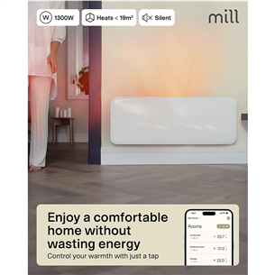 Mill Gen 4, Wi-Fi, 1300 Вт, белый - Электрический радиатор