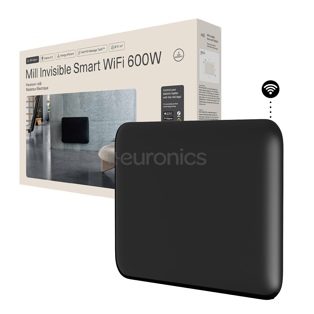 Mill Gen 4, Wi-Fi, 700 W, black - Electric radiator