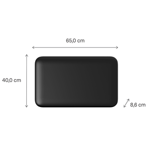 Mill Gen 4, Wi-Fi, 700 W, black - Electric radiator