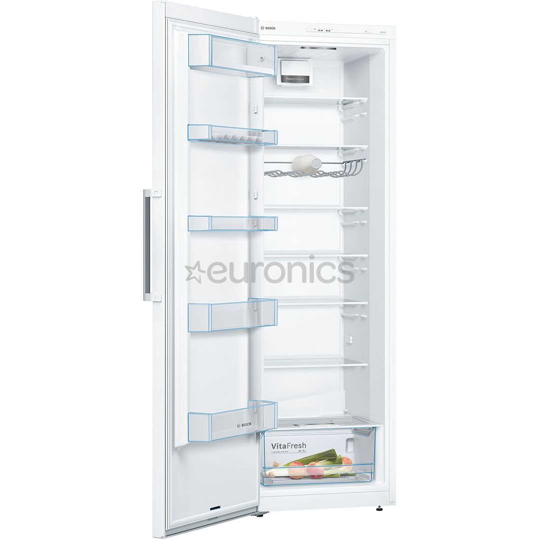 Bosch, Series 4, 346 L, augstums 186 cm, balta - Aukstuma skapis