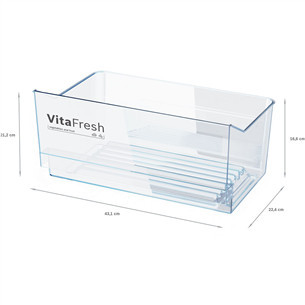 Bosch, Series 4, 346 л, высота 186 см, белый - Холодильный шкаф