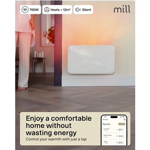 Mill Gen 4, Wi-Fi, 700 Вт, белый - Электрический радиатор