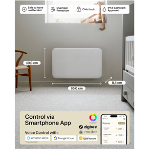 Mill Gen 4, Wi-Fi, 700 W, white - Electric radiator