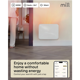 Mill Gen 4, Wi-Fi, 400 Вт, белый - Электрический радиатор