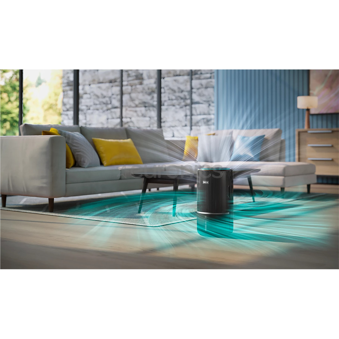 Philips PureProtect Water 3400 Series, melna - Gaisa attīrītājs un mitrinātājs