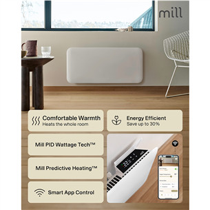 Mill Gen 4, Wi-Fi, 1500 W, white - Electric radiator