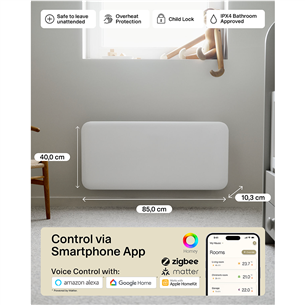 Mill Gen 4, Wi-Fi, 1500 Вт, белый - Электрический радиатор