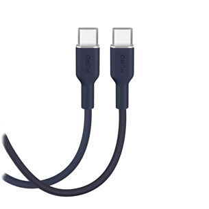 Puro Soft, USB-C / USB-C, 1,5 m, tumši zila - Vads PUCCCICON15MTDKBL17