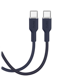 Puro Soft, USB-C / USB-C, 1,5 m, tumši zila - Vads