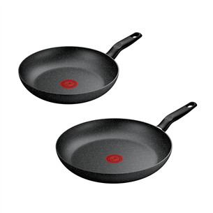 Tefal Dark Essential, 24/28 см, черный - Комплект сковородок G0069053