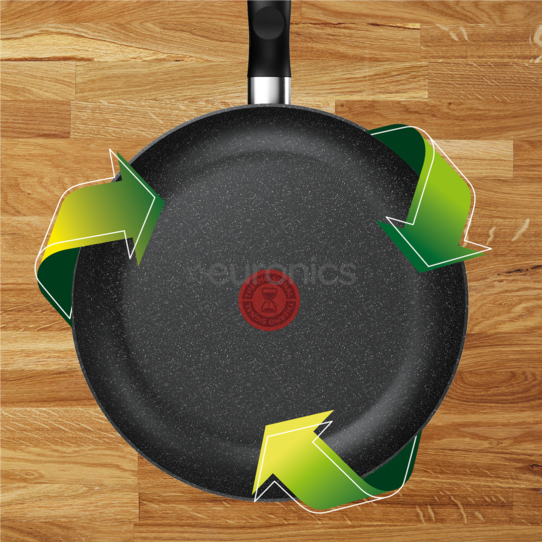 Tefal Dark Essential, 24/28 см, черный - Комплект сковородок