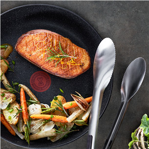 Tefal Dark Essential, 24/28 см, черный - Комплект сковородок