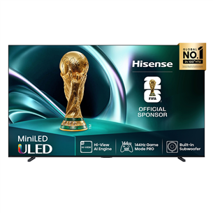 Hisense U7Q, 85'', 4K UHD, Mini LED, черный - Телевизор 85U7Q