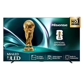 Hisense U7Q, 85'', 4K UHD, Mini LED, melna - Televizors