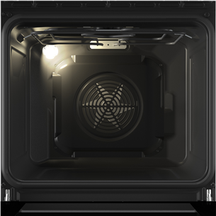 Gorenje, 70 L, platums 50 cm, balta - Elektriskā plīts ar gāzes virsmu