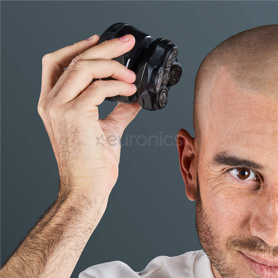 Rowenta GentleBald, Wet & Dry, черный/синий - Бритва для головы