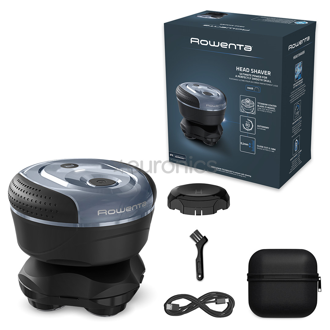 Rowenta GentleBald, Wet & Dry, черный/синий - Бритва для головы