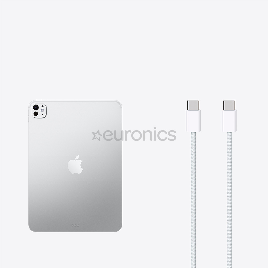 Apple iPad Pro 11", M5 (2025), 512 GB, WiFi, glancēts, sudraba - Planšetdators