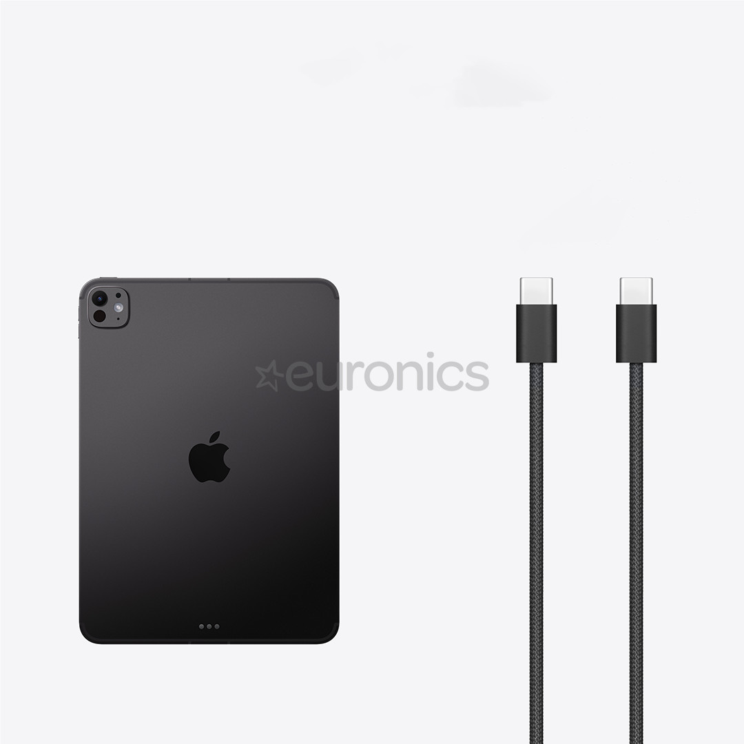 Apple iPad Pro 11", M5 (2025), 1 TB, WiFi + Cellular, glancēts, melna - Planšetdators