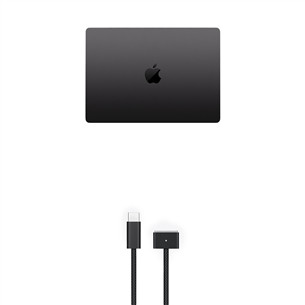 Apple MacBook Pro 14 (2025) M5, 10C/10C, 16 GB, 512 GB, ENG, melna - Portatīvais dators